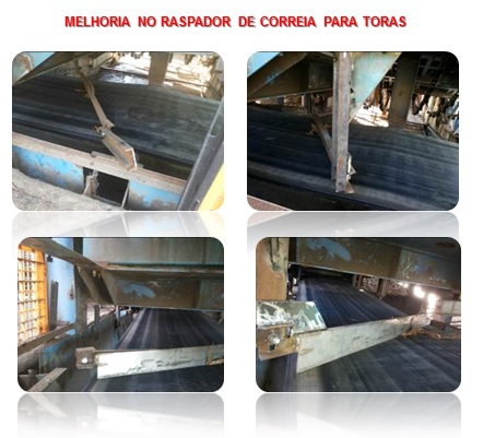 MELHORIA EM RASPADOR DE CORREIA PARA  TORAS